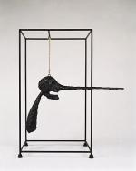 Alberto Giacometti,  Nose,  1947, cast 1965. Bronze, wire, rope, and steel, 31 7/8 x 38 3/8 x 15 1/2 inches overall. Solomon R. Guggenheim Museum. 66.1807. Alberto Giacometti  2003 Artists Rights Society (ARS), New York/ADAGP, Paris. 