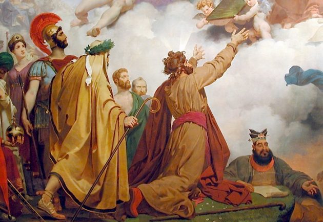 Smiramis , Romulus , Mahomet , Charles the Great (Charlemagne), Moses, Confucius